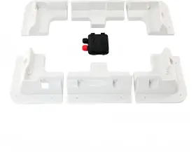 2012 445039131128 Solar Panel Mounting Brackets Kit Drill Free For Roofs Of Rv Camping Van
