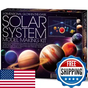 B00007l12u 4m 3d Glow-in-the-dark Solar System Mobile Making Kit - Diy Science Astronomy Le