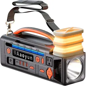 Xc0660-aoy320 Aaoyun 6738129 Portable Power Station With Flashlight Model#