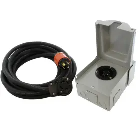 Lx14 Ac Works 819145029940 Transfer Switch Accessory 15 Inch W Manual With Inlet Box Power Cord