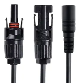 Acopower 850026333985 Hy-as-fd8mm Dc 8mm Female To Solar Connector Adapter Black
