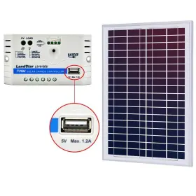 Acopower 970051092672 25 Watts Panel 10a 25w Kit Build Your Solar Charger In One Stop Poly