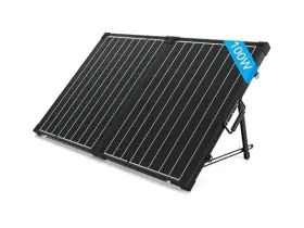 Hy-ptp-100w Acopower 100w 12v Portable Solar Panel 2x 50w Mono Suitcase