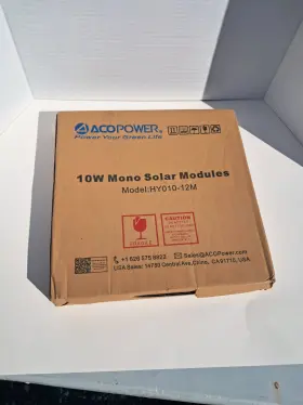Hy010-12m Acopower 10w Mono Solar Modules