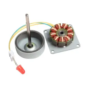 Acxico 735209936040 1pcs 3 Phase Ac Micro Mini Wind Hand Brushless Generator Teaching Model Diy M
