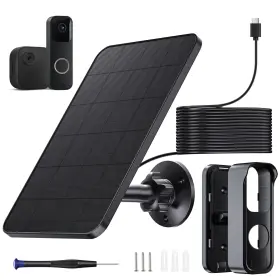 Adarqeks 737706719584 4w Solar Panel Charger For Blink Video Doorbell And Outdoor Camera 4th Gen With