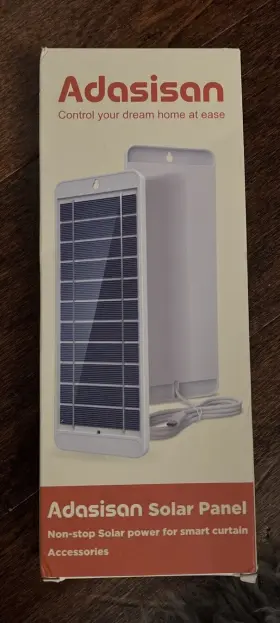 Fbd013a862 Adasisan Solar Panel Charger For Smart Curtain White Usb-c
