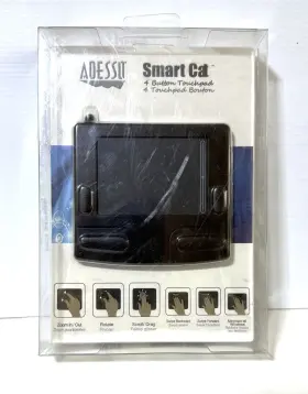 Gp-410ub Adesso 783750002714 Black Wired Smart Cat 4-button Glidepoint Touchpad
