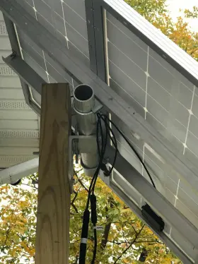 Wspmk44 Affordable Solar Mounts Panel Universal Post Mount Kit 24 Inch Rails Hold Panels Up To Wide Usa