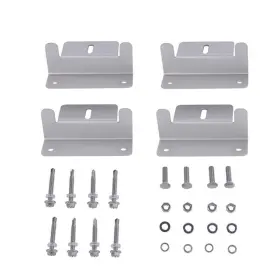 Aims Corp 840271005331 4 Piece Aluminum Bracket For Solar Panel Mounting Pvalbracket