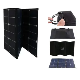 Aims Power 840271004372 Pv60case 60-watts Portable Foldable Solar Panel With Built In Carr