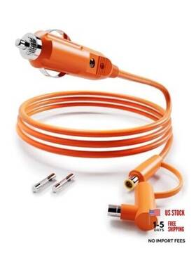 Aimusen Guangzhou Electronics Co. Ltd 706384635127 6.56ft/2m 12v/24v Car Charger 14awg Compatible With Jackery Portable Power