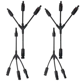 At-mc4-y4-2 Airtak Solar Y Branch Connectors 1000v Dc 1 To 3 Panel Parallel Ip6