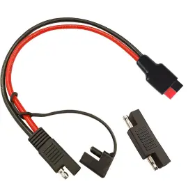Ajdpoi 727536771180 10awg Sae Solar Power Adapter Connector Cord Extension Cable For Motorc