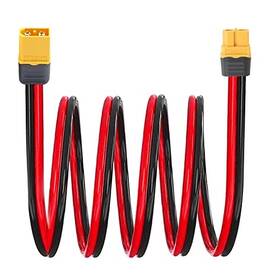 Ajdpoi 768477176580 Xt60 Extension Cable Male To Female Connector Adpter With 1m 12awg