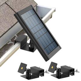 Alertcam Saf684 Gutter Mount Compatible With Solar Panel And Small Adjustable An