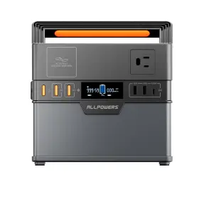 200w Allpowers 975274260150 Portable Power Station 300w /200w Solar Generator Backup Battery Trip