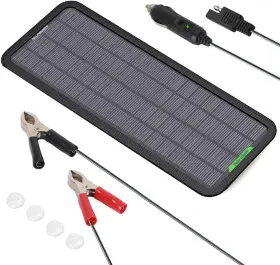 Ap-18v5w-ca Allpowers 18v 12v 5w Portable Solar Panel Car Boat Power Battery Cha