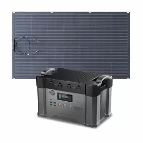 Ap-ss-009-pro Allpowers 2400w Solar Generator Power Station Ups And 200w Flexible Panel