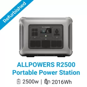 2016wh Allpowers R2500 2500w Portable Power Station Solar Generator Refurbished