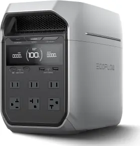 Ef-dl-h10-4 Am Portable Power Station Delta 3 Plus 2024 New Solar Generator Panel Opt
