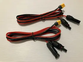 Xt60h-f Amass Two - Xt60 Power Charging Cable Wire 14awg Female Solar Connection