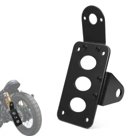 Weip1834sbaqm Amazicha Black 3/4 Inch Tail Light Side Mount License Plate Bracket Horizontal Ve Weip1834sbaqm Amazicha Black 3/4 Inch Tail Light Side Mount License Plate Bracket Horizontal Ve