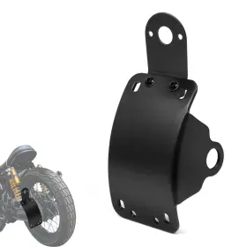 Zxjz5331sdaug Amazicha Motorcycle 1 Inch Axle Hole License Plate Bracket Curved Side Mount Lice