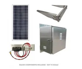 Ams-90w-ik Ameresco 90 Watt 12 Volt 108ah Solar Turnkey Kit Without Battery
