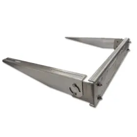 Hpm-50 Ameresco Solar Panel Pole Mount Aluminum 50-90 Watt Compatible