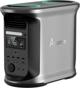 1462wh Ampace 705353950711 Portable Power Station Andes 1500 Full Charge In 55 Min Lifepo4 Battery