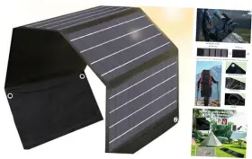 Et-28w Ampbolt 28w Portable Solar Panel Charger-solar For Small Power