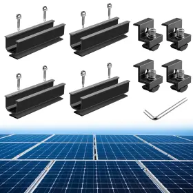 Abtgr260 Anbte Solar Panel Mounting Kit For Single 4 X 4.72 Inch Rail End Clamp
