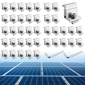 Abtgr264 Anbte Solar Panel Mounting Brackets 40pcs Aluminum End Clamp 30-4