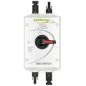 Ankenergy 909471590376 Solar Combiner Box 32a Dc Isolator Switch Power System Connector