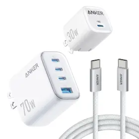 1940911 Anker 70w/30w Wall Charger Bundle