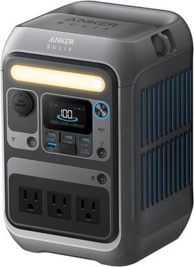 Anker 194644200732 Solix C300 Portable Power Station 288wh 300w Lifepo4 Solar Generator