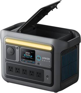 Anker A1753 Solix C800 Portable Power Station 1200w Peak 1600w Solar Generator Ful
