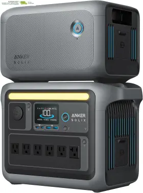 Bp1000 Anker A1761 Solix C1000 Portable Power Station And Expansion Battery 1800w Sol