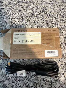 Anker A17u5011 Solix Car Charging Cable Male Outlet To Xt60 Female 3m