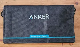 A2422 Anker 15w Solar Charger With Dual Usb Port Output And Foldable Panels