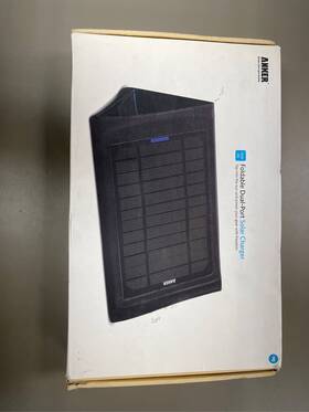 Anker Ak-71anscps-b145a-0010 14w Solar Panel Foldable Dual-port Charger With Poweriq Technology