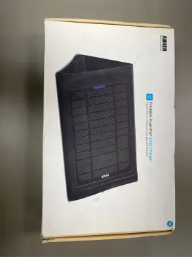 Ak-71anscps-b145a-0010 Anker 14w Solar Panel Foldable Dual-port Charger With Poweriq Technology