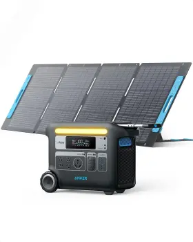 Aka1780 Anker Solix F2000 Portable Power Station 200w Solar Panel Ganprime Generator