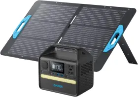 Akb1720 Anker 521 Portable Power Station 256wh 200w Solar Generator With 100w Panel