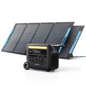B1781114 Anker 2400w Output/2800w Peak Solix F2600 Push Button Start Solar Generator With 200w So