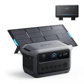 Anker B17831ag Solix C2000 Gen 2 Power Station With 400w Solar Panel And Alternator Charger