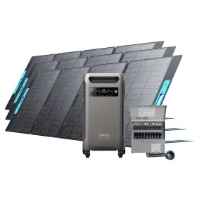 B179011z Anker Solix F3800 6000w Power Station With Transfer Switch 3x 400w Solar Panel B179011z Anker Solix F3800 6000w Power Station With Transfer Switch 3x 400w Solar Panel