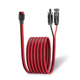 Ansoufien 658360923158 10awg Solar Panel To Anderson Connector Cable 10ft Extension Com