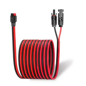 Ansoufien 658360923165 10awg Solar Panel To Anderson Connector Cable 20ft Extension Com